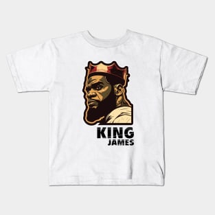 James KING white Kids T-Shirt